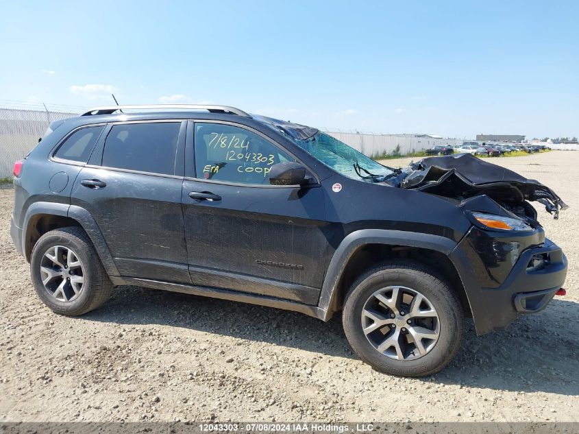 2015 Jeep Cherokee Trailhawk VIN: 1C4PJMBB3FW726801 Lot: 12043303