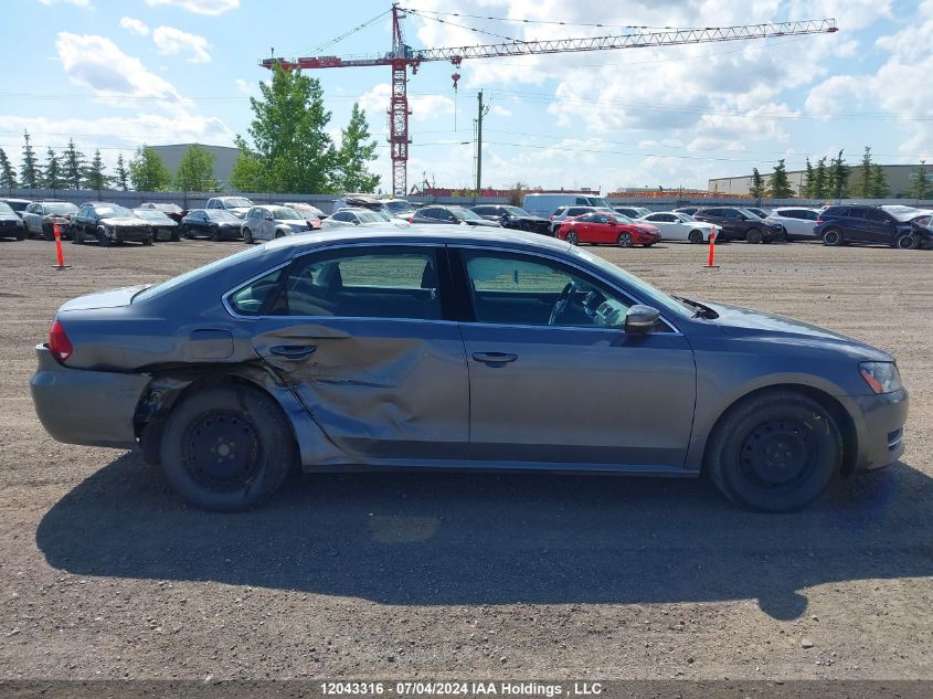 2014 Volkswagen Passat VIN: 1VWAS7A35EC100341 Lot: 12043316