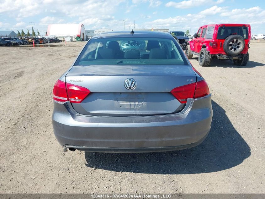 2014 Volkswagen Passat VIN: 1VWAS7A35EC100341 Lot: 12043316
