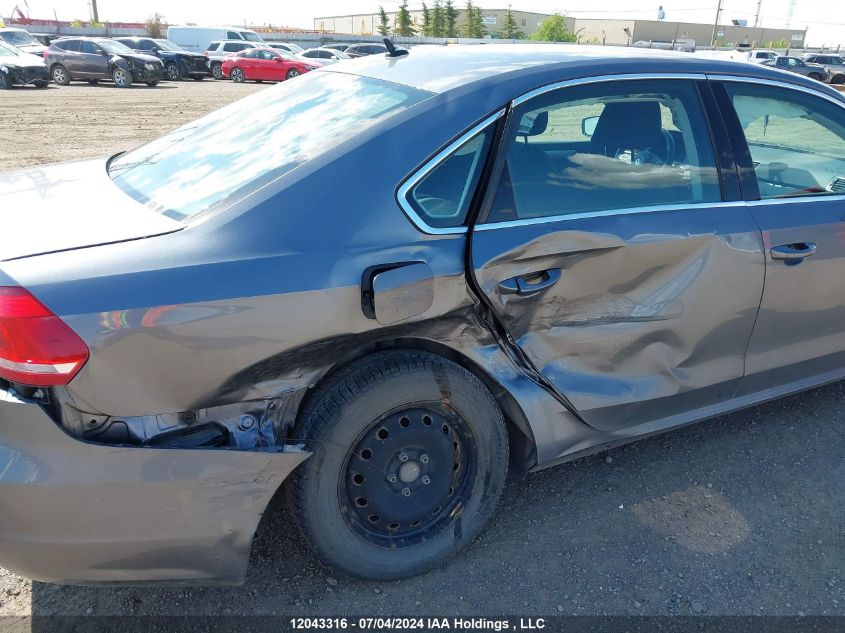 2014 Volkswagen Passat VIN: 1VWAS7A35EC100341 Lot: 12043316