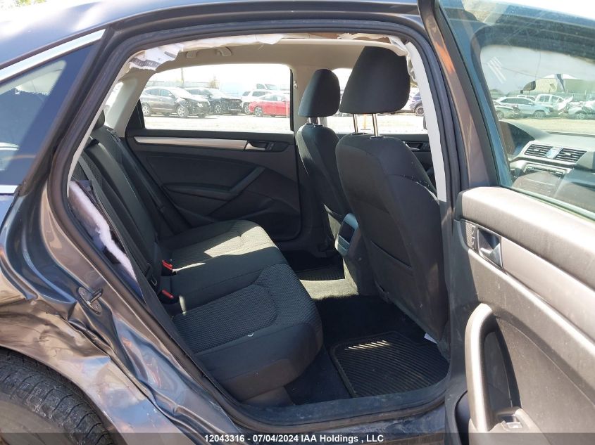 2014 Volkswagen Passat VIN: 1VWAS7A35EC100341 Lot: 12043316