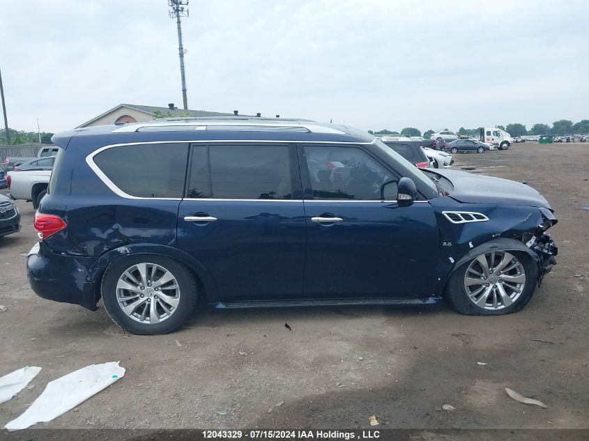 2017 Infiniti Qx80 VIN: JN8AZ2NE9H9156835 Lot: 12043329