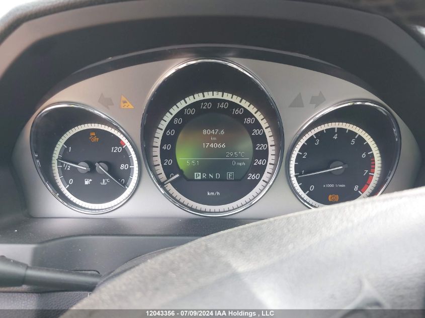 2011 Mercedes-Benz C-Class VIN: WDDGF5CB3BF630981 Lot: 12043356