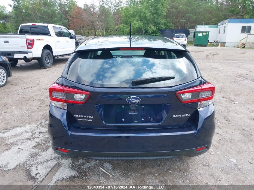 2020 Subaru Impreza VIN: 4S3GTAA61L1725832 Lot: 12043394