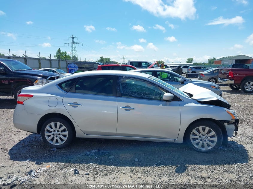 2013 Nissan Sentra VIN: 3N1AB7AP1DL638806 Lot: 12043401