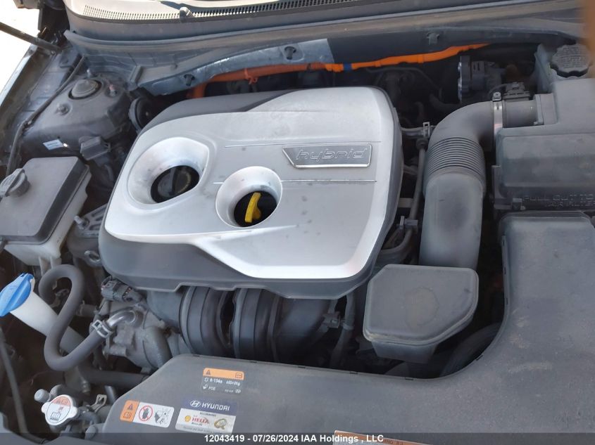 2017 Hyundai Sonata Hybrid/Limited VIN: KMHE34L1XHA060488 Lot: 12043419