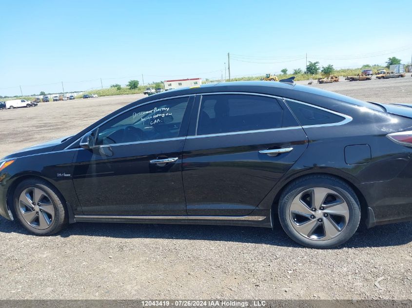2017 Hyundai Sonata Hybrid/Limited VIN: KMHE34L1XHA060488 Lot: 12043419