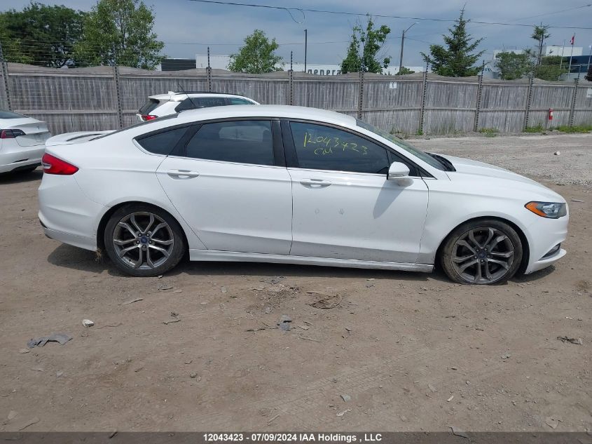 2017 Ford Fusion Se VIN: 3FA6P0H73HR225098 Lot: 12043423