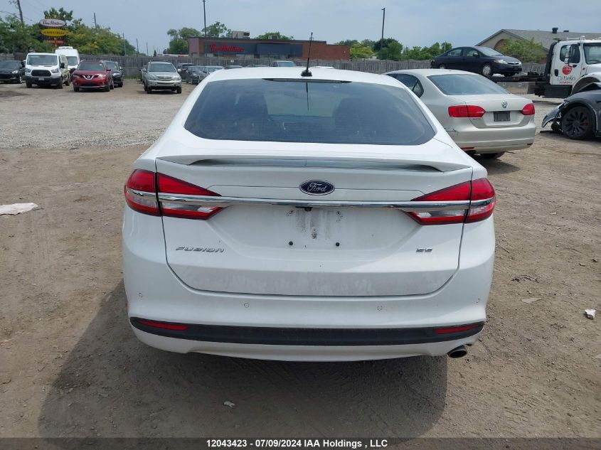 2017 Ford Fusion Se VIN: 3FA6P0H73HR225098 Lot: 12043423