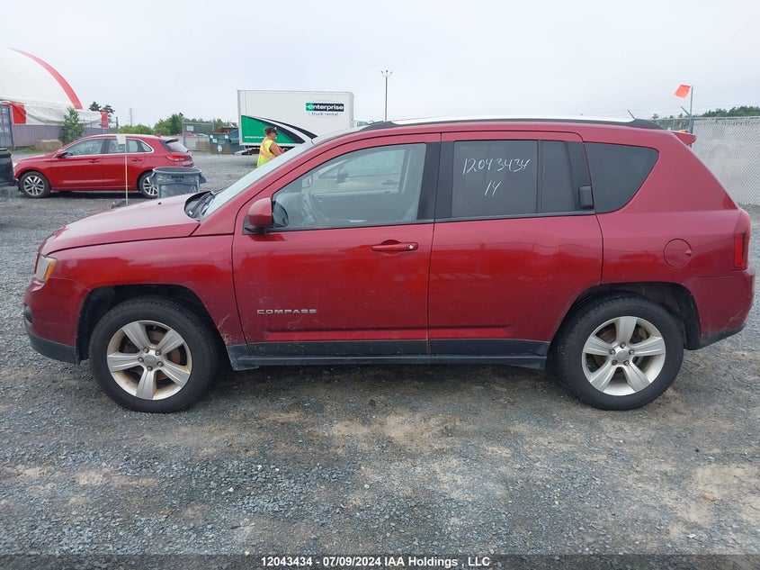 2014 Jeep Compass Sport/North VIN: 1C4NJDAB4ED568584 Lot: 12043434