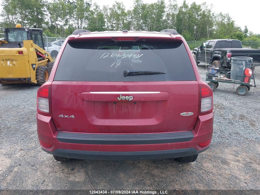 2014 Jeep Compass Sport/North VIN: 1C4NJDAB4ED568584 Lot: 12043434