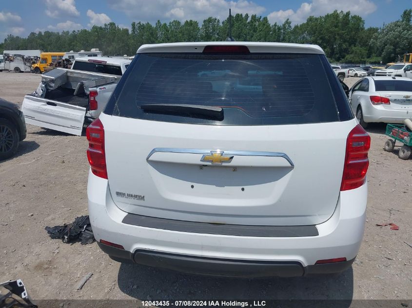 2017 Chevrolet Equinox Ls VIN: 2GNALBEK8H1556923 Lot: 12043435