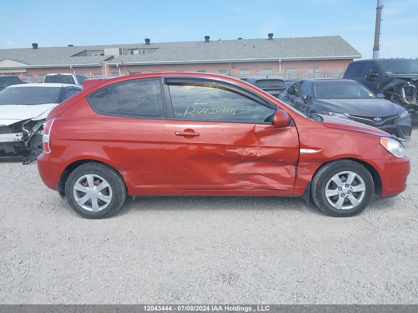 2007 Hyundai Accent VIN: KMHCN35C27U054370 Lot: 12043444