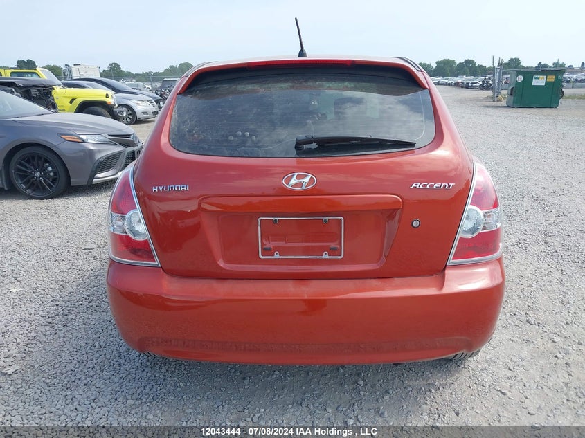 2007 Hyundai Accent VIN: KMHCN35C27U054370 Lot: 12043444