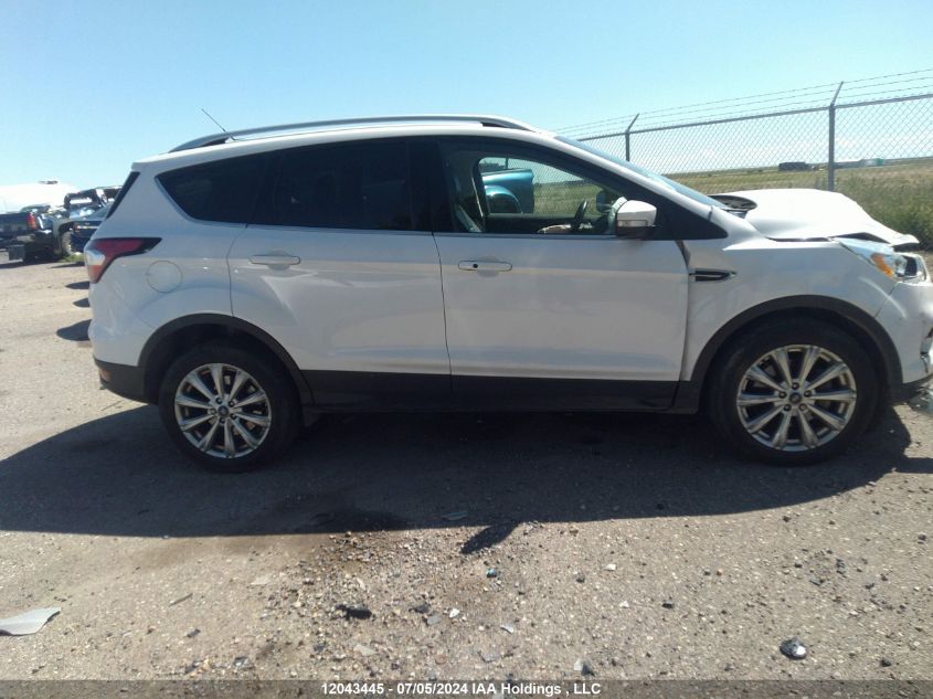 2017 Ford Escape Titanium VIN: 1FMCU9J91HUD68836 Lot: 12043445
