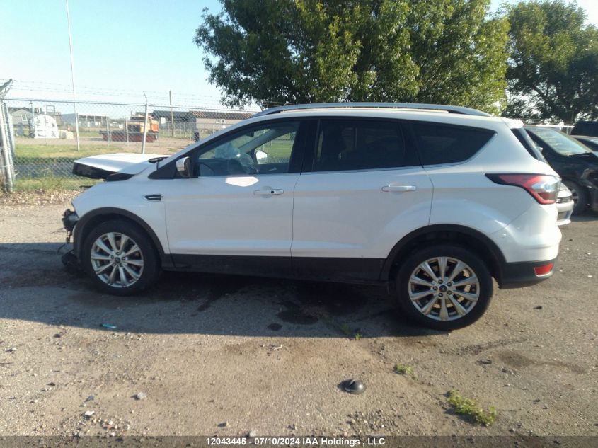 2017 Ford Escape Titanium VIN: 1FMCU9J91HUD68836 Lot: 12043445