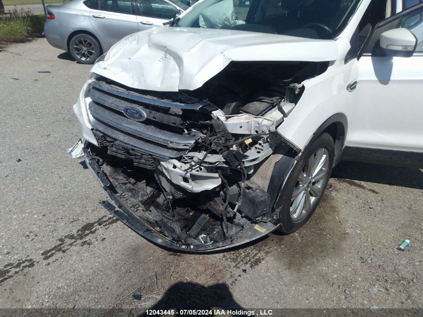 2017 Ford Escape Titanium VIN: 1FMCU9J91HUD68836 Lot: 12043445