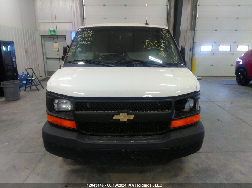 2016 Chevrolet Express VIN: 1GCWGAFF1G1303879 Lot: 12043446