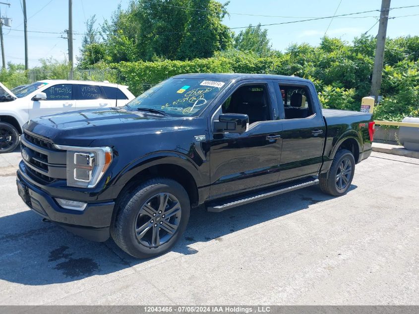 2023 Ford F150 Supercrew VIN: 1FTEW1EP6PKD95025 Lot: 12043465