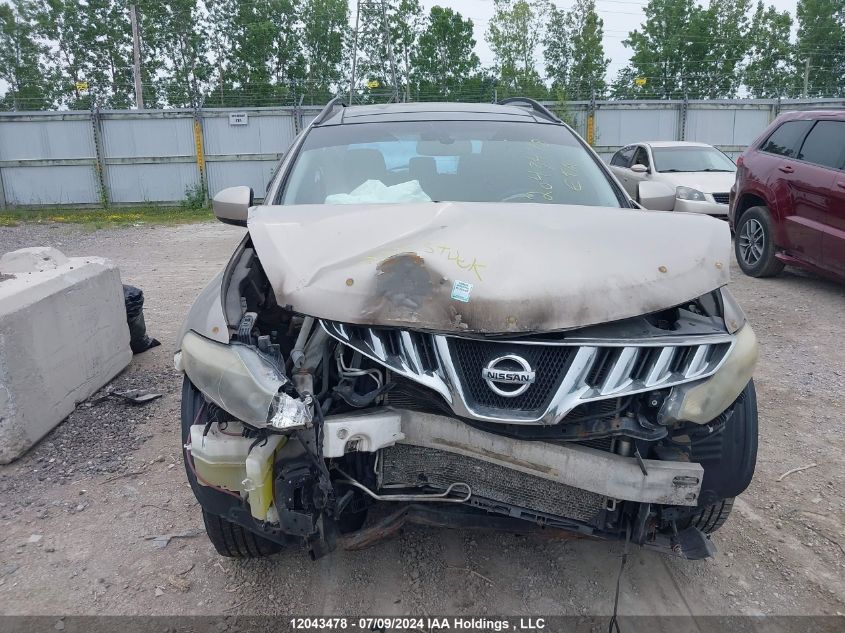 2009 Nissan Murano Sl VIN: JN8AZ18W49W124926 Lot: 12043478