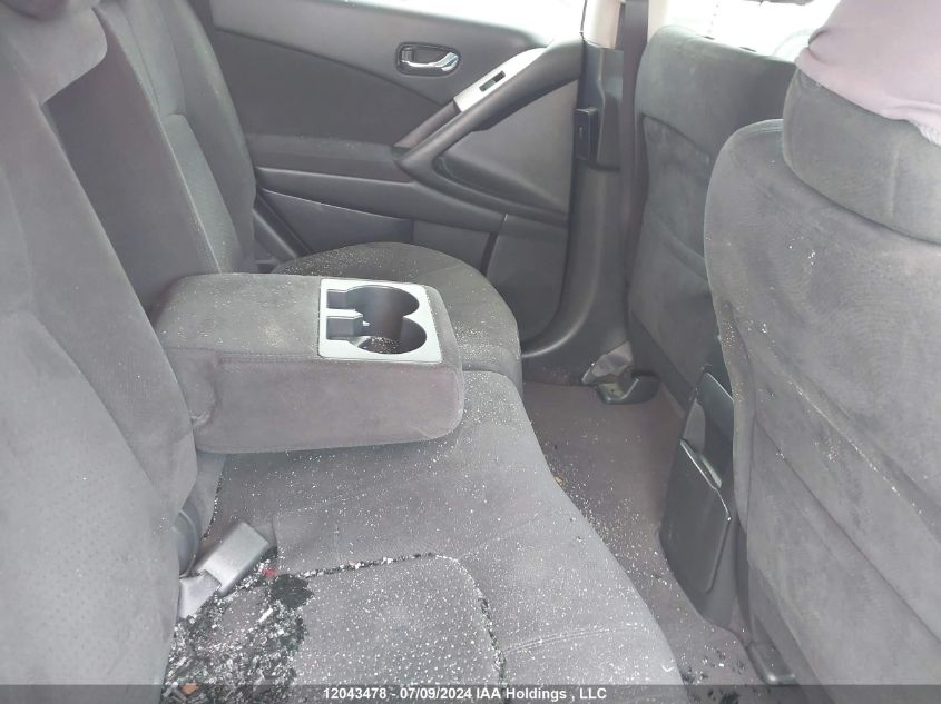 2009 Nissan Murano Sl VIN: JN8AZ18W49W124926 Lot: 12043478