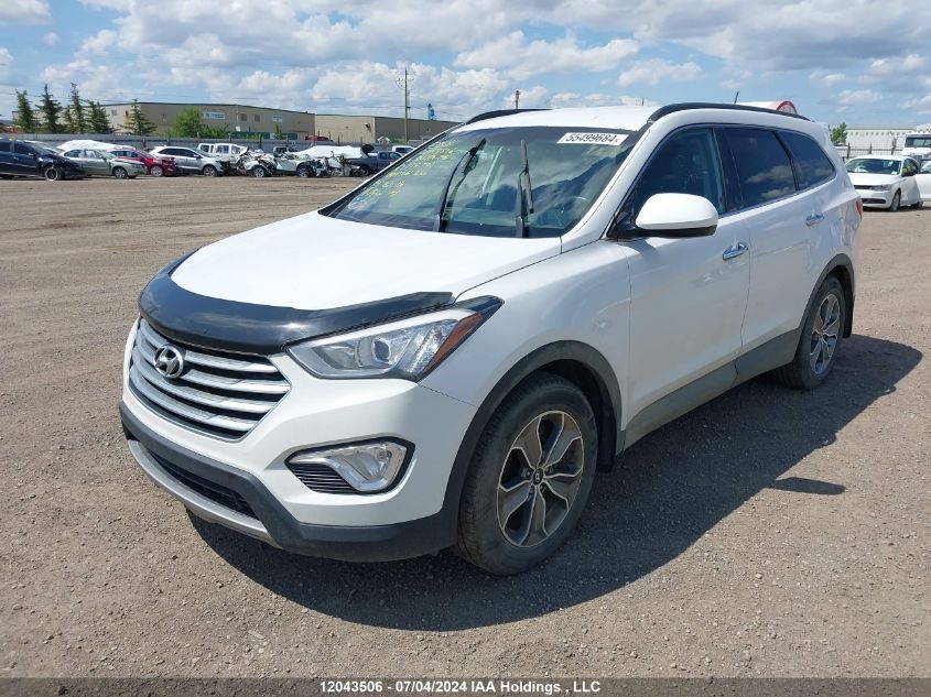 2016 Hyundai Santa Fe Se/Limited VIN: KM8SNDHF8GU136501 Lot: 12043506