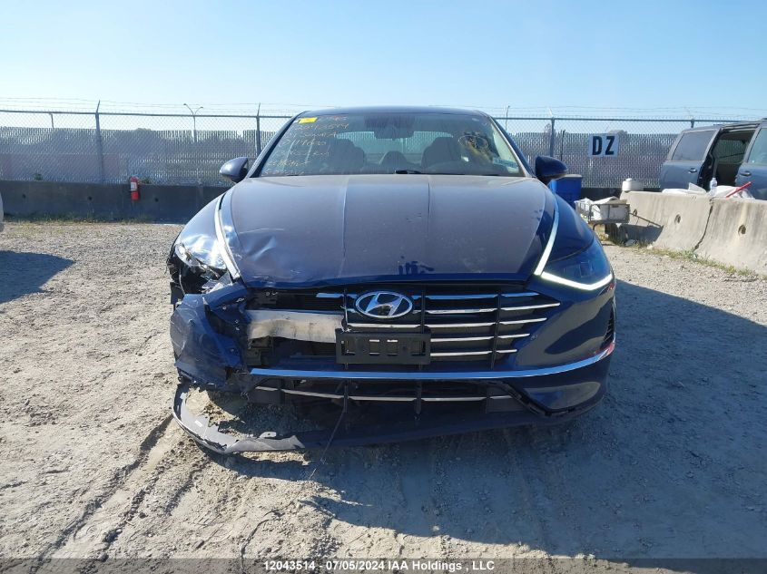 2021 Hyundai Sonata Preferred VIN: 5NPEG4JA2MH119600 Lot: 12043514