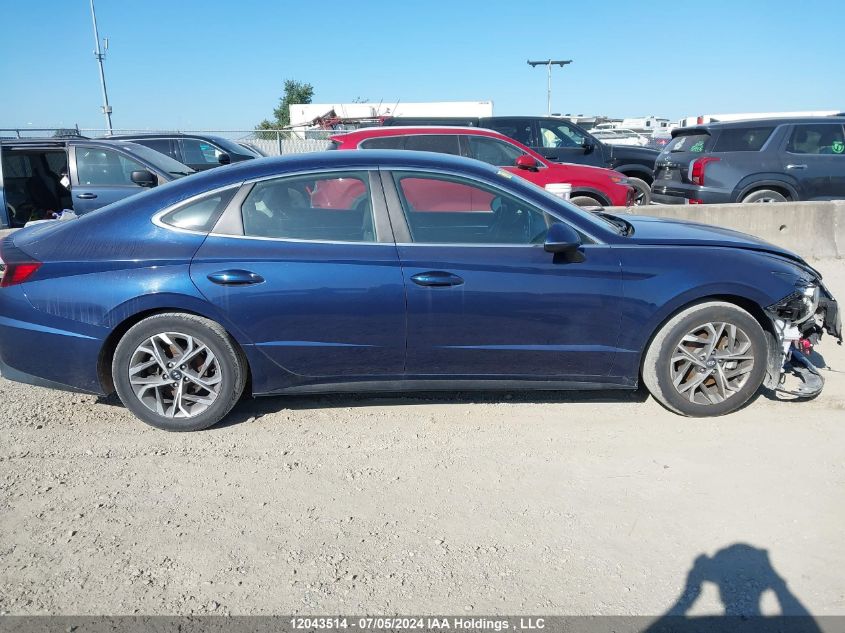 2021 Hyundai Sonata Preferred VIN: 5NPEG4JA2MH119600 Lot: 12043514