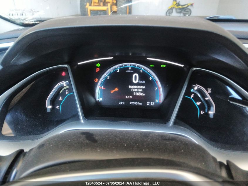 2019 Honda Civic Sedan VIN: 2HGFC1F9XKH102645 Lot: 12043524