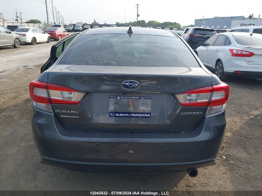 2019 Subaru Impreza VIN: 4S3GKAG63K3615393 Lot: 12043532