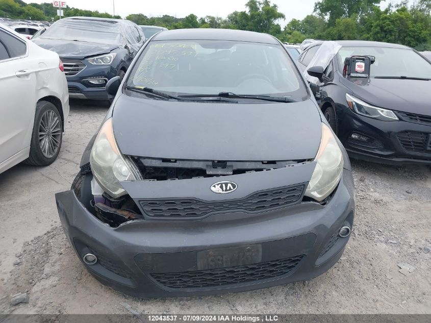 2012 Kia Rio Lx VIN: KNADM5A38C6735397 Lot: 12043537