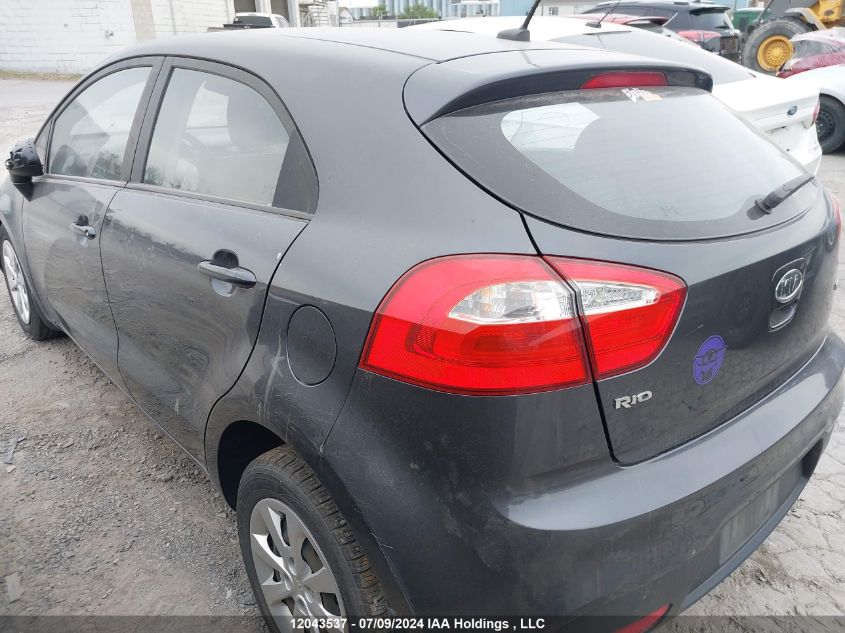 2012 Kia Rio Lx VIN: KNADM5A38C6735397 Lot: 12043537