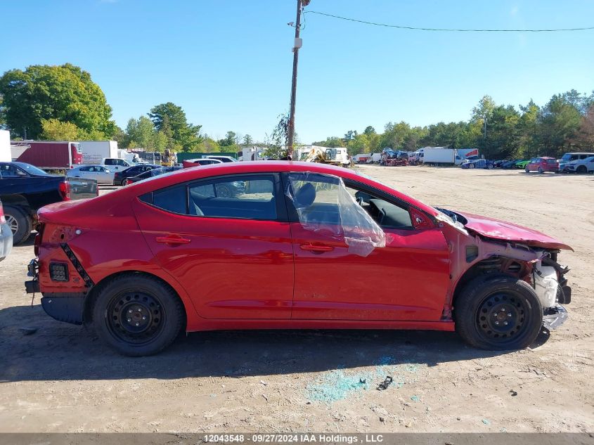 2019 Hyundai Elantra VIN: KMHD84LF2KU857705 Lot: 12043548