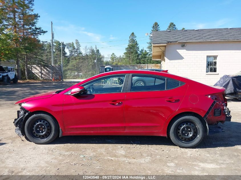 2019 Hyundai Elantra VIN: KMHD84LF2KU857705 Lot: 12043548