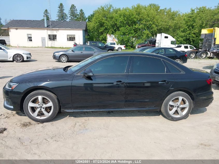 2021 Audi A4 Sedan VIN: WAUABAF46MN015526 Lot: 12043551