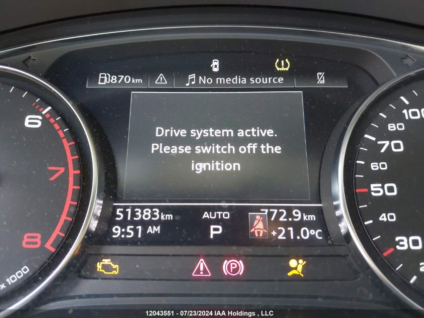 2021 Audi A4 Sedan VIN: WAUABAF46MN015526 Lot: 12043551