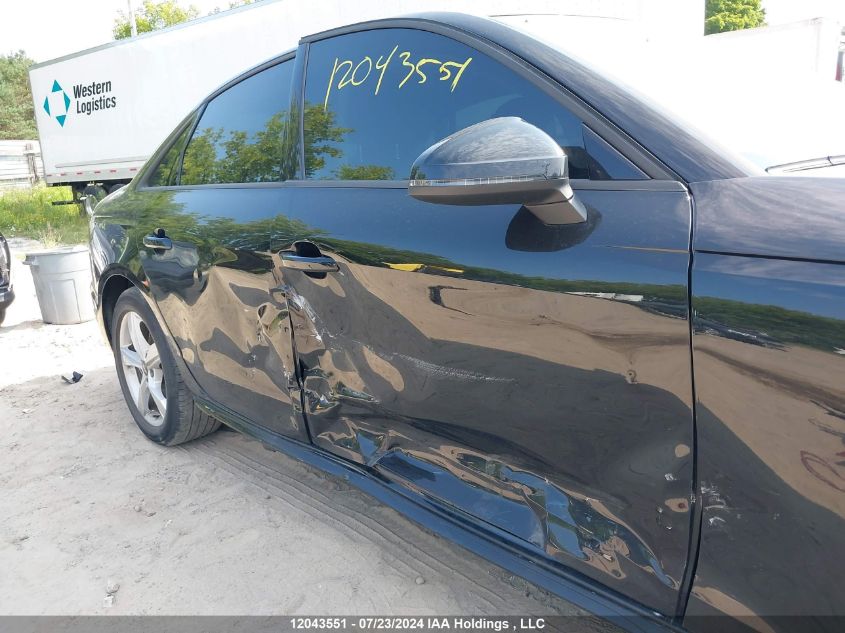 2021 Audi A4 Sedan VIN: WAUABAF46MN015526 Lot: 12043551