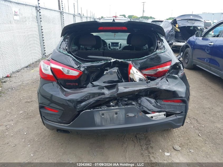 2018 Chevrolet Cruze Lt VIN: 3G1BE6SM1JS535418 Lot: 12043562