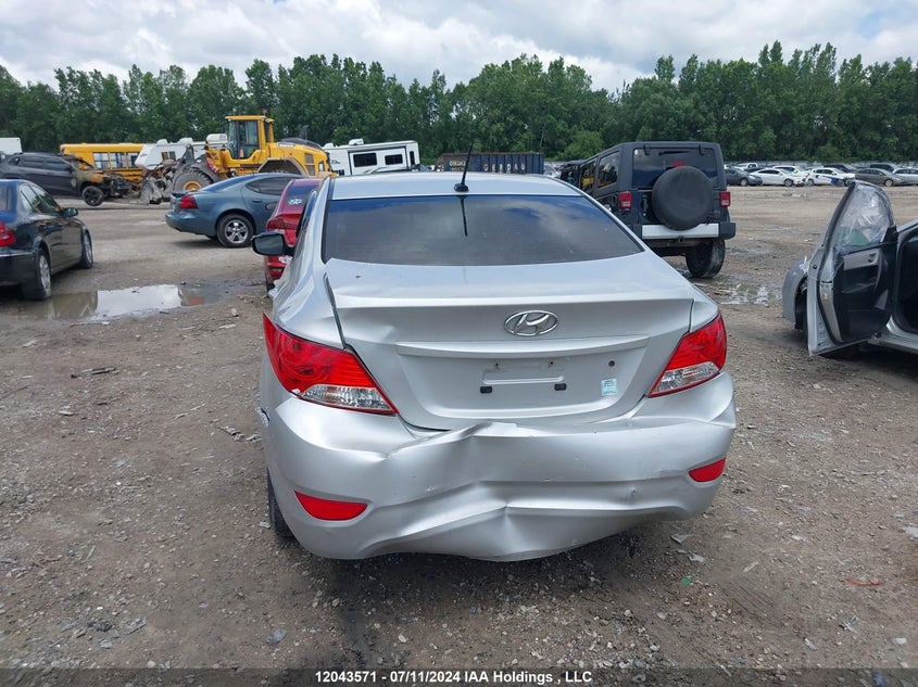 2012 Hyundai Accent Gl VIN: KMHCT4AE2CU202885 Lot: 12043571