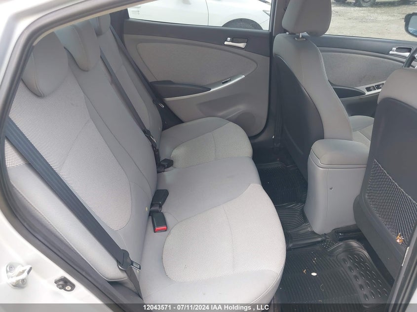 2012 Hyundai Accent Gl VIN: KMHCT4AE2CU202885 Lot: 12043571