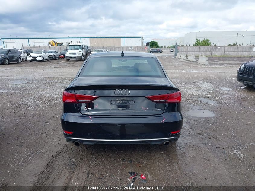 2019 Audi A3 Sedan VIN: WAUFEGFF7K1027920 Lot: 12043583