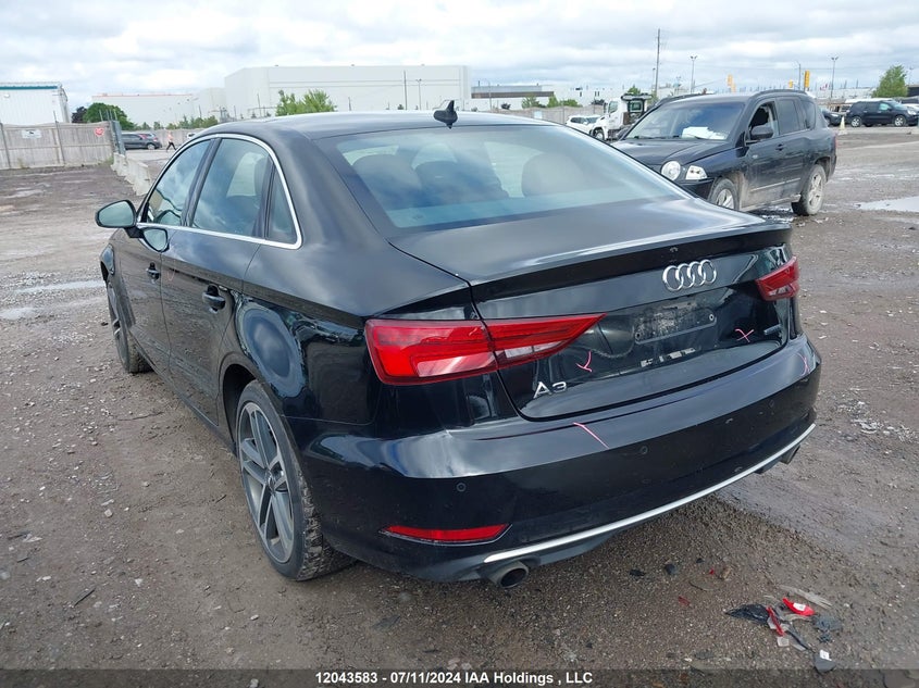 2019 Audi A3 Sedan VIN: WAUFEGFF7K1027920 Lot: 12043583