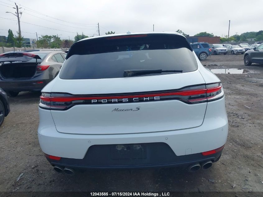 2021 Porsche Macan VIN: WP1AB2A54MLB34355 Lot: 12043585