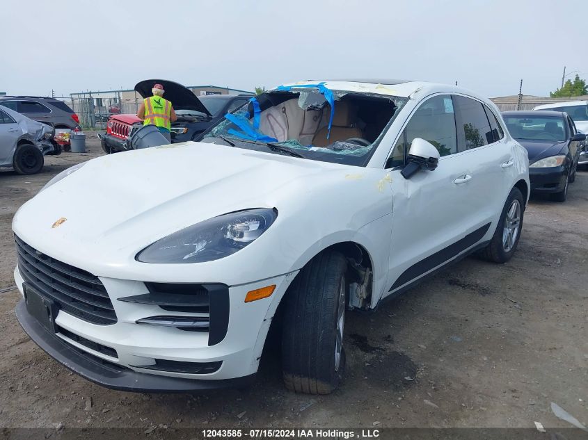 2021 Porsche Macan VIN: WP1AB2A54MLB34355 Lot: 12043585