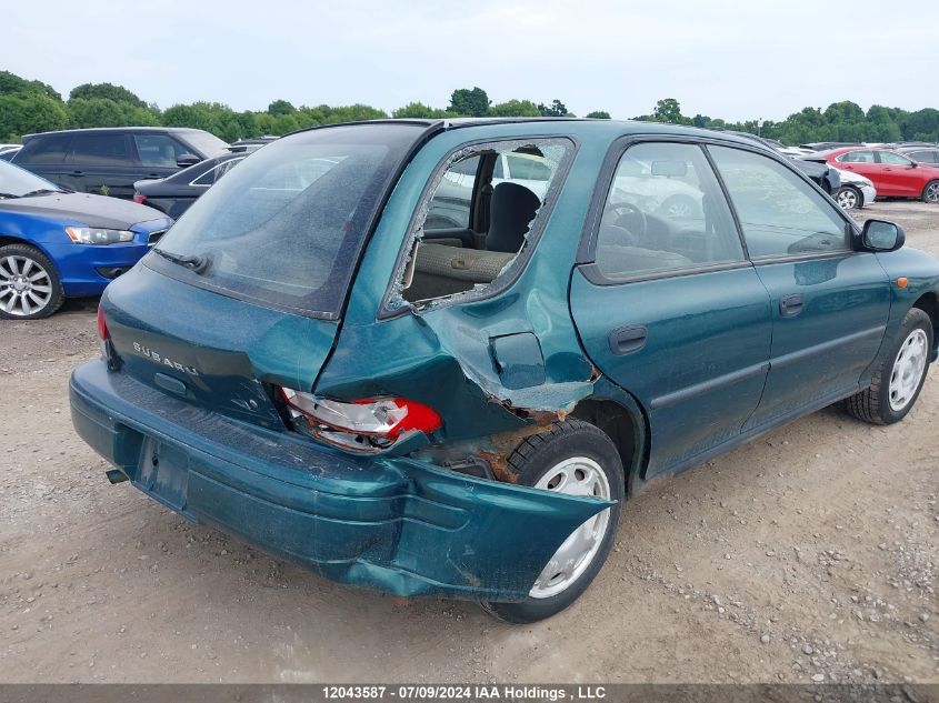 1998 Subaru Impreza Wagon VIN: JF1GF4254WG812940 Lot: 12043587