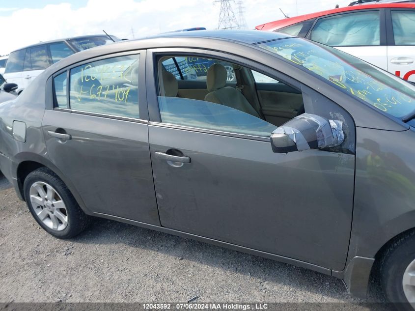 2009 Nissan Sentra 2.0/2.0S/2.0Sl VIN: 3N1AB61E09L677404 Lot: 12043592
