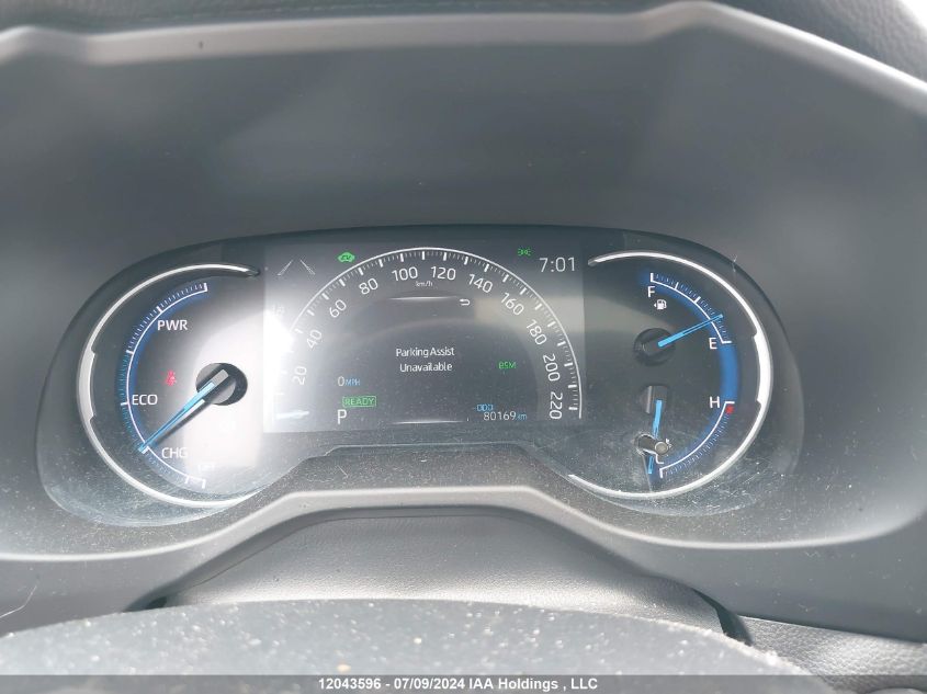 2021 Toyota Rav4 Hybrid Limited VIN: 2T3DWRFV0MW125878 Lot: 12043596