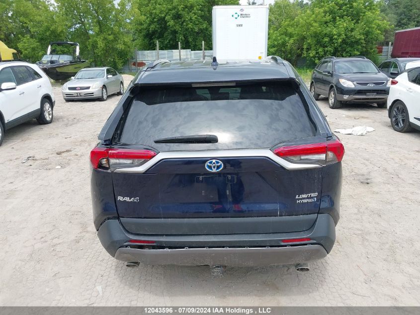2021 Toyota Rav4 Hybrid Limited VIN: 2T3DWRFV0MW125878 Lot: 12043596