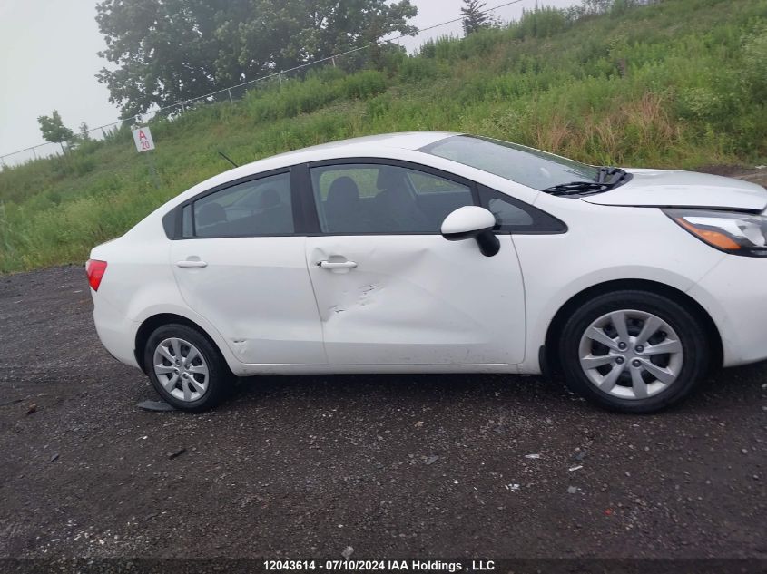 2013 Kia Rio Lx VIN: KNADM4A30D6248318 Lot: 12043614