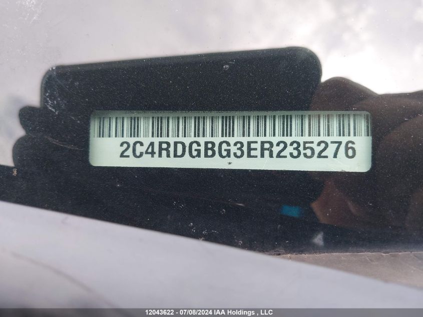 2014 Dodge Grand Caravan Se VIN: 2C4RDGBG3ER235276 Lot: 12043622